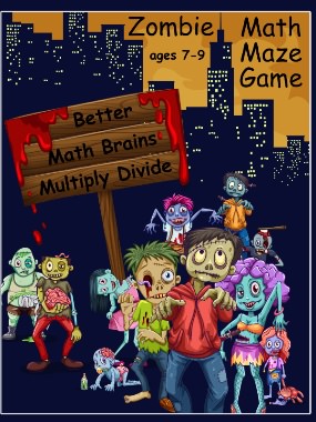 Zombie Multiply & Divide (Ages 7–9)